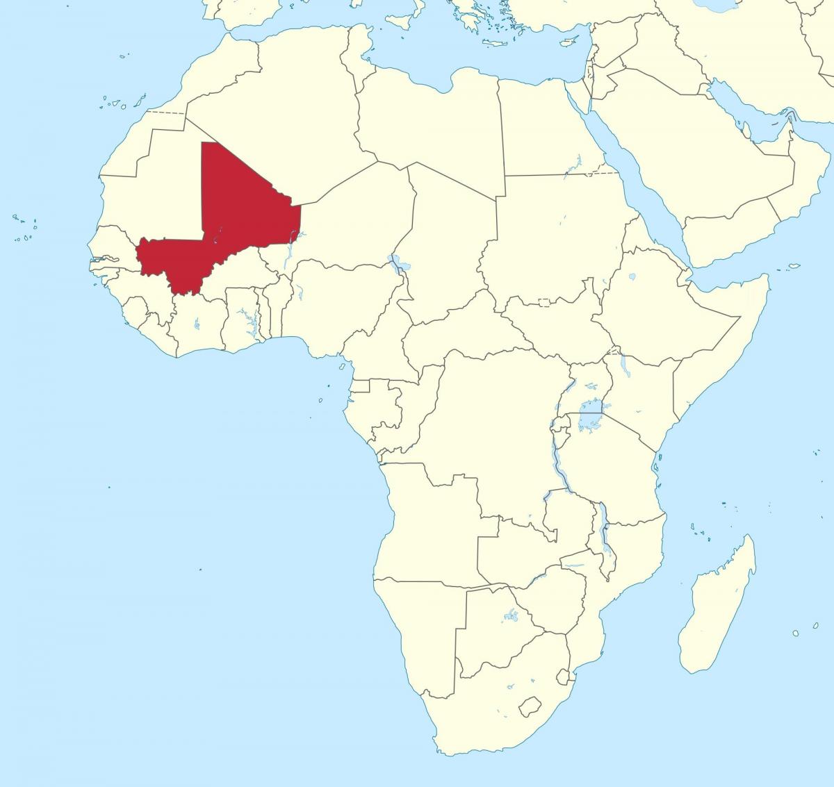 Локација Мали на мапи света